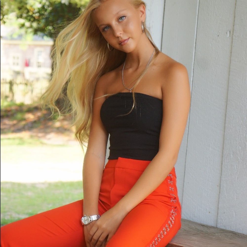 NaKd x Sahara Ray red pants